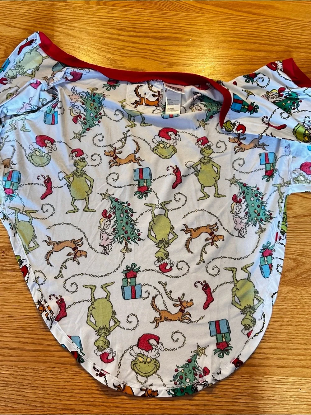 Dr. Seuss The Grinch Dog Christmas Pajamas Size Large NWT